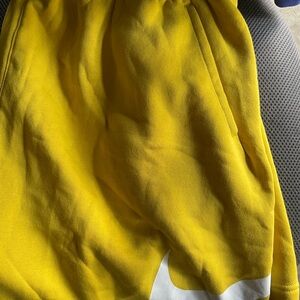 Yellow short with White Detail